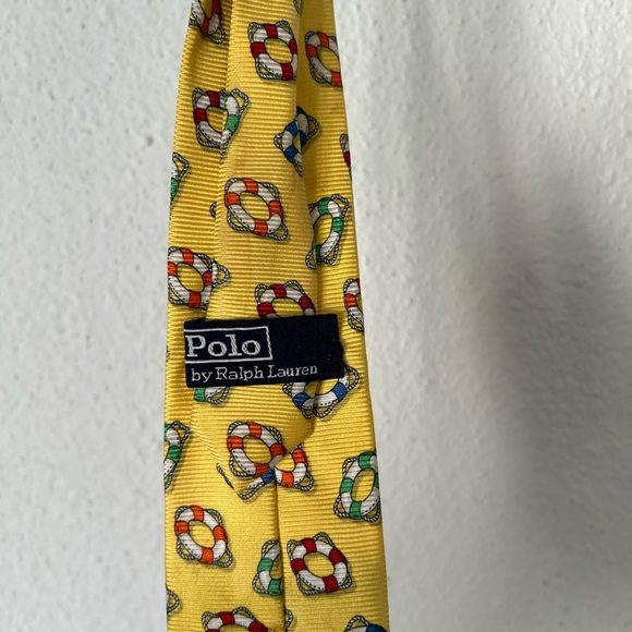 Vintage Ralph Lauren Men’s Poolside Summer Tie - Picture 2 of 3
